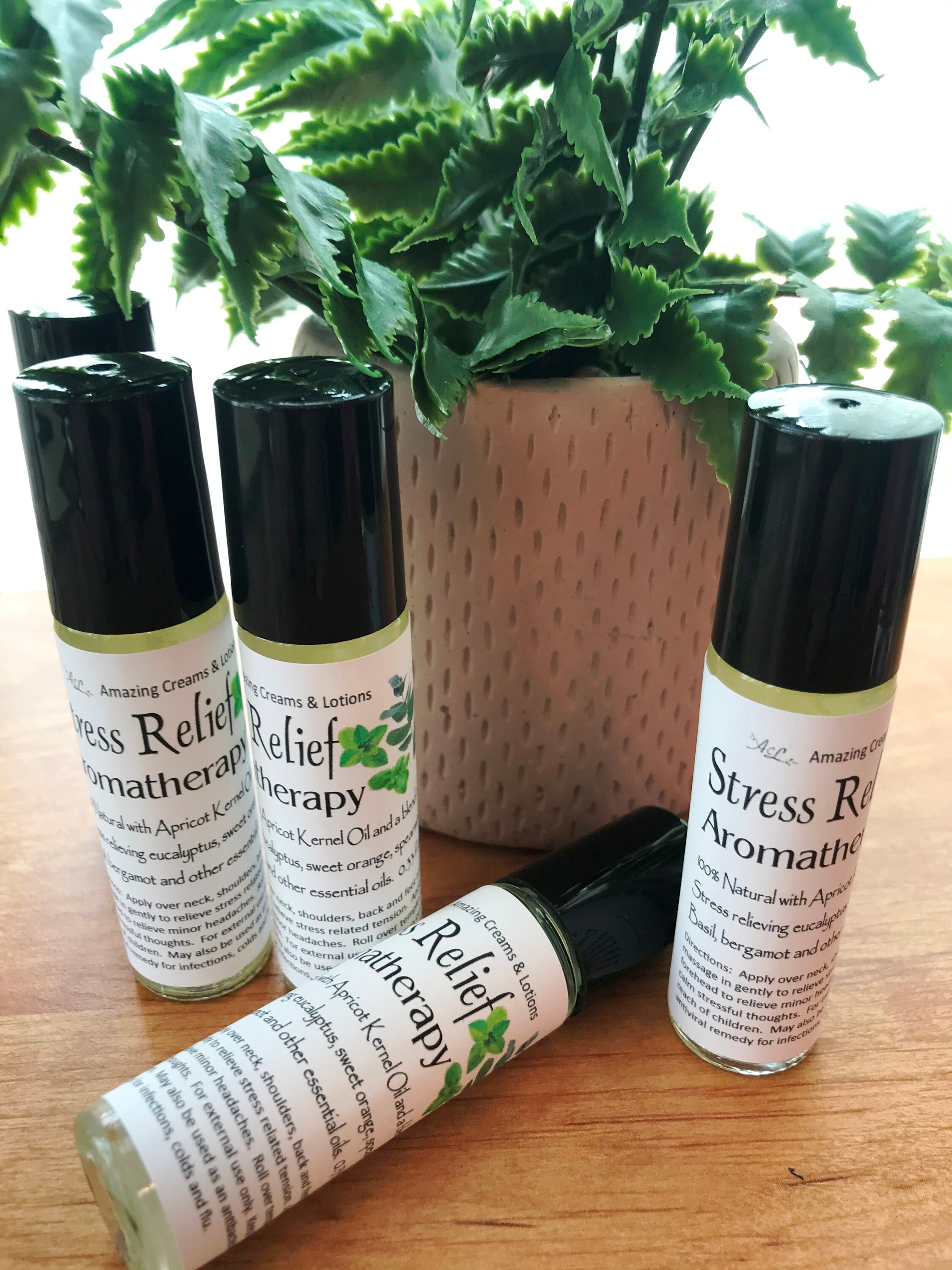 Stress Relief Aromatherapy Oil Etsy