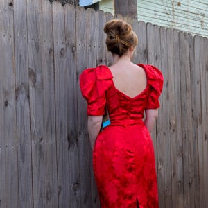 80's Holiday Dress - Etsy