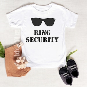 Ring Security Shirt, Ring Bearer Shirt, Ring Bearer Onesie, Bridal Party Shirt, Wedding Shirt, Ring Security, Ring Bearer Gift, Wedding
