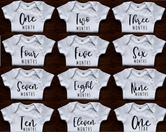 monthly onesies for baby boy