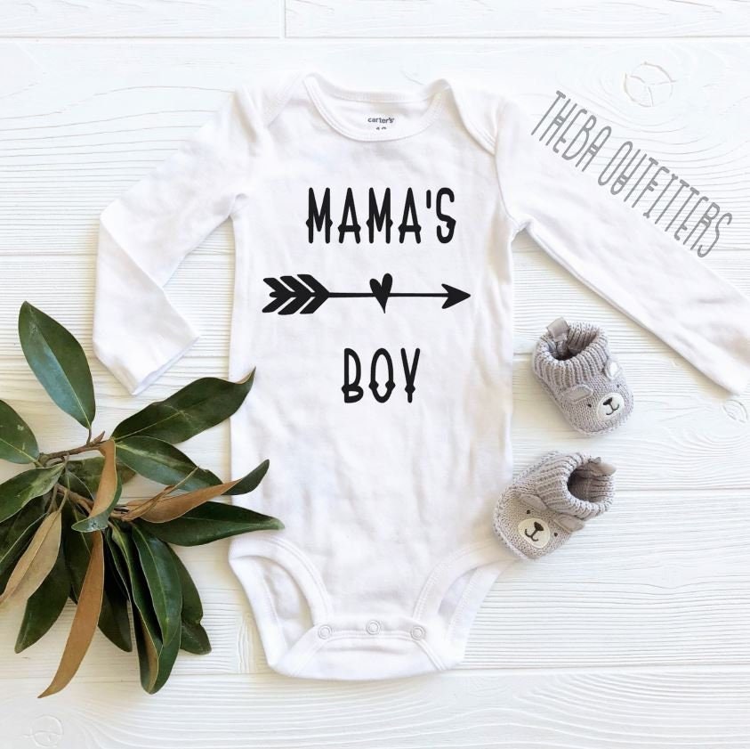 Mama's Boy ONESIE® Valentine Baby Shirt First Etsy