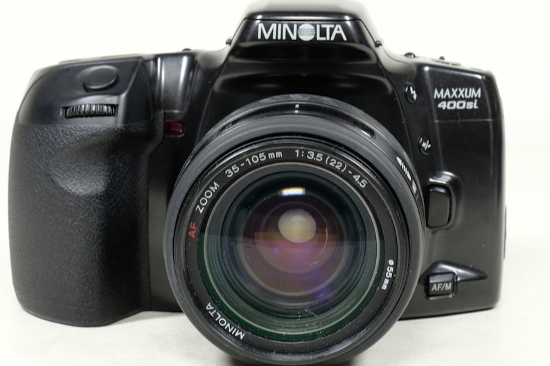 Minolta Maxxum 400SI Camera With Minolta AF 35105mm Lens Etsy