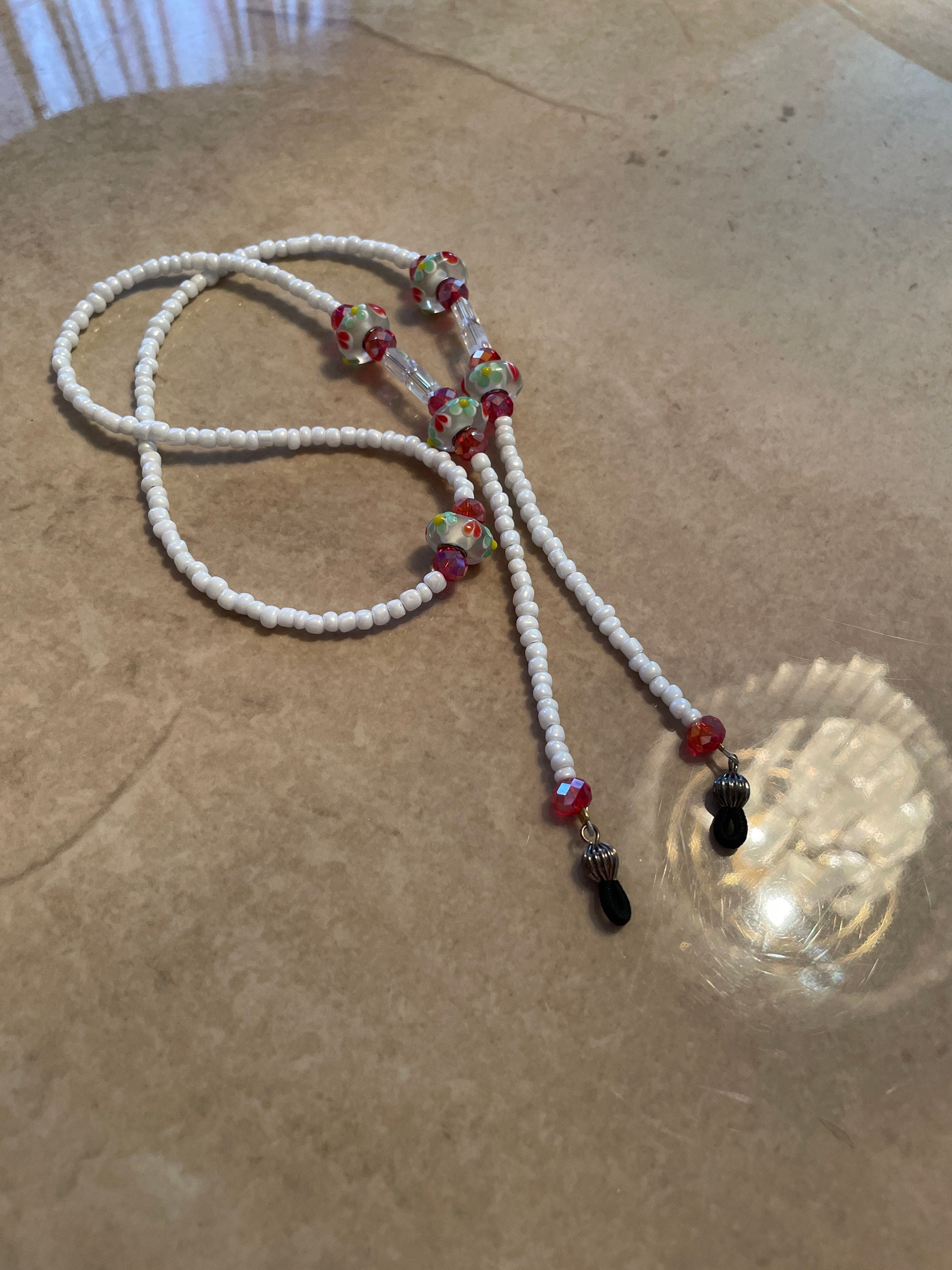 Eyeglasses chain holder necklace Etsy