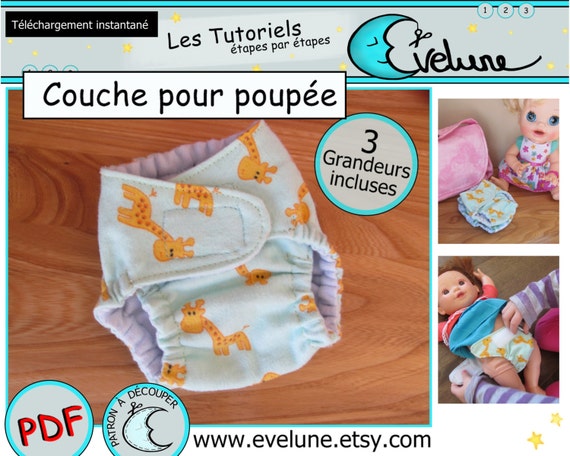 Couche Pour Poupée PDF/ Français / Jouet / Poupée / Enfant