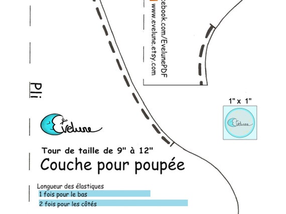 Couche Pour Poupée PDF/ Français / Jouet / Poupée / Enfant