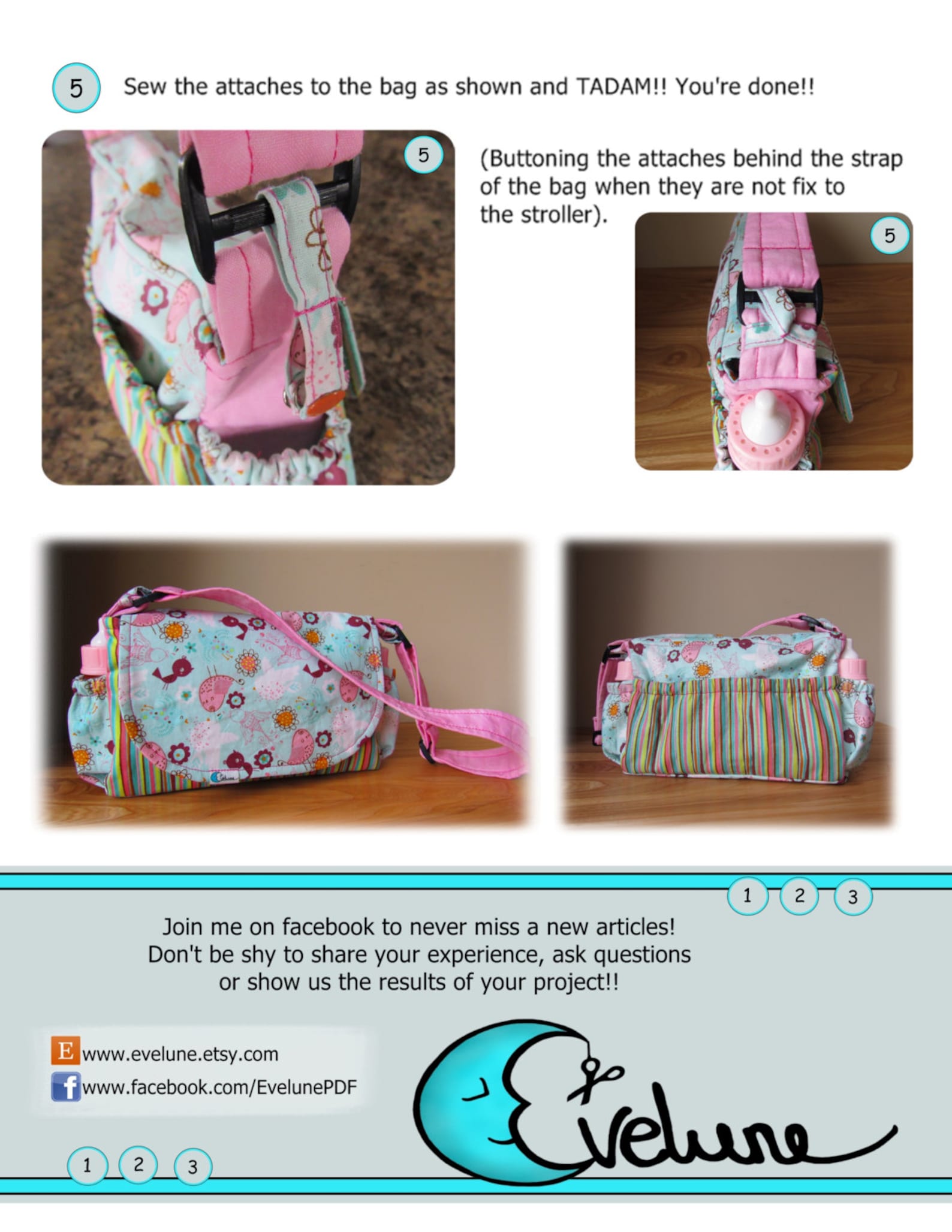 Baby Doll Diaper Bag Pattern / PDF / English Pattern / Doll Etsy