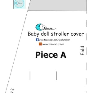 Baby Doll Stroller Cover Makeover Pattern / Replacement Baby Doll ...