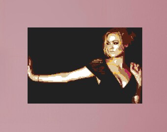 Yvonne Strahovski in Doorway LEGO® Mosaic - 45 in x 30 in