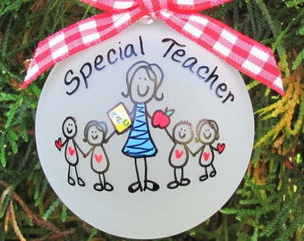 Teacher Ornament For Christmas  - Appreciation Gift for teacher - Kindergarten Teacher Personalized Gift - Present for my Teacher