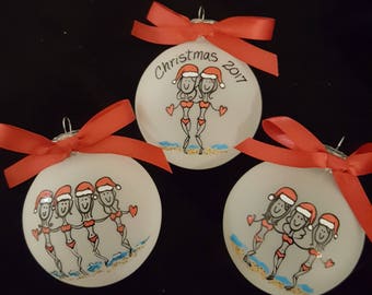 Beach Besties ornament, Best friends, Girl friends, Good friends, Group gift, Gift for Girl friends, BFF, Gift for her, Group of friends