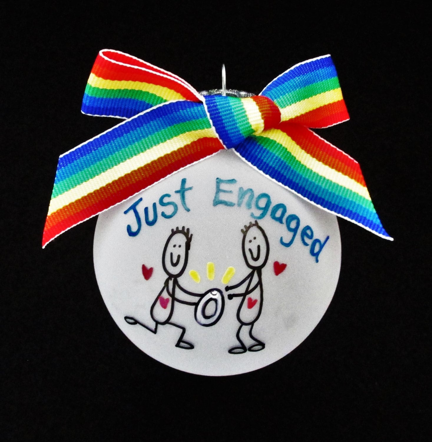Pride Christmas ornament gay pride ornament pride Christmas Etsy