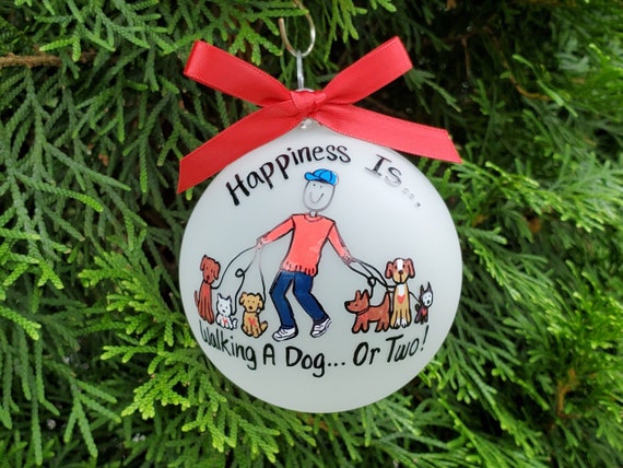Male Dog Walker Personalized Gift for Him Dog Sitter in the City