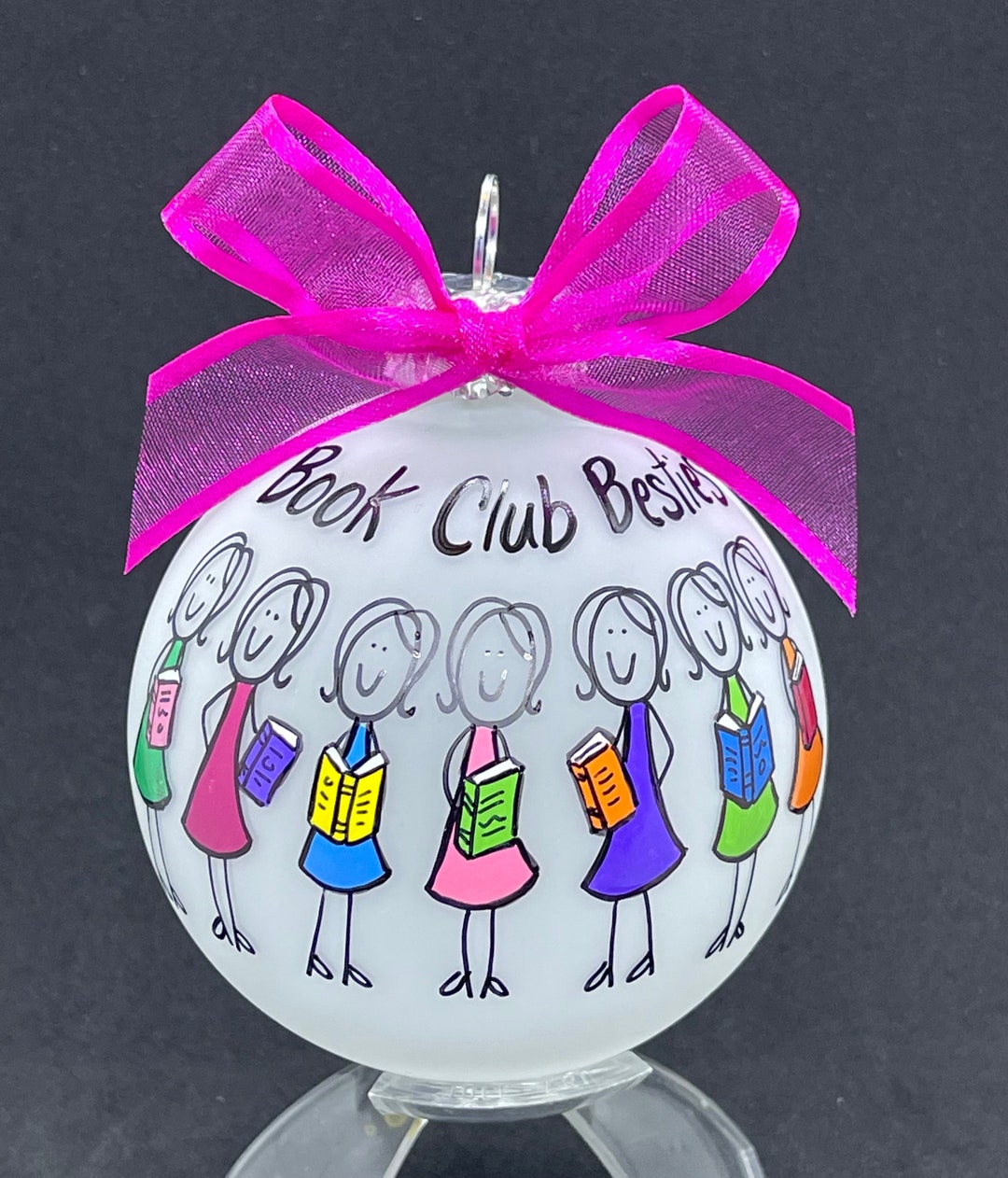 Personalized Christmas Ornament for Book Club Group Gift for Reading ...