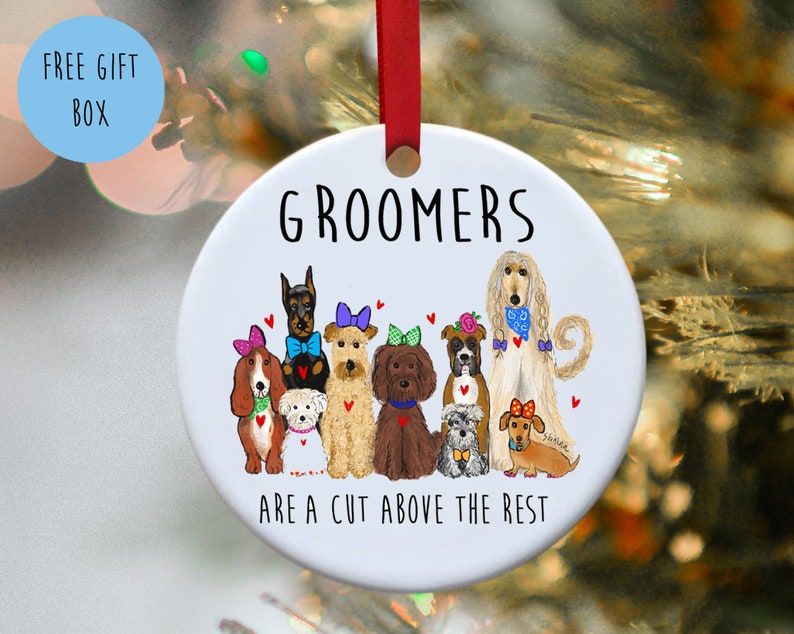 Dog Groomer Gifts For Christmas
 Pet Groomers Personalized Gift Ornament Dog Lovers Gift Etsy
