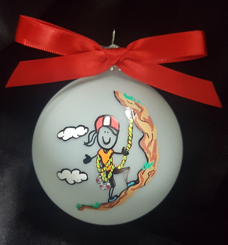 Personalized Christmas Rock Climbing Ornament Rock Climber Etsy UK
