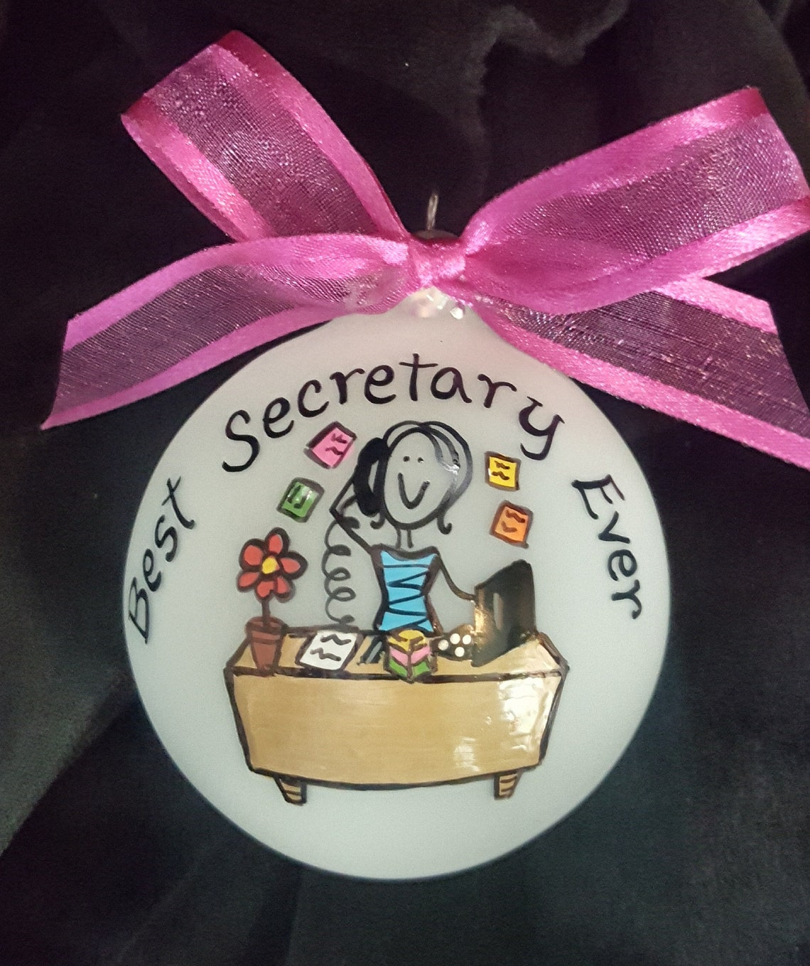 Secretary Christmas Ornament Gift for Secretary Gift for - Etsy