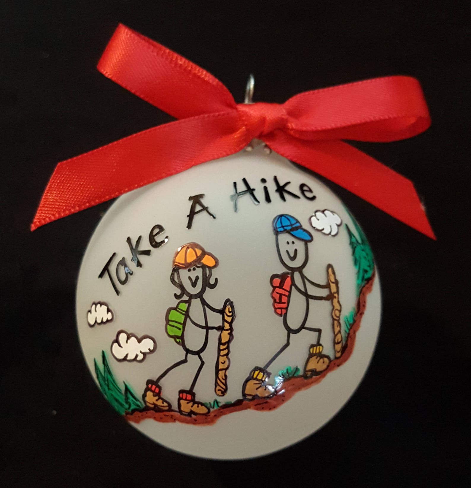 Family Personalized Hiking Christmas ornament Gift for Etsy