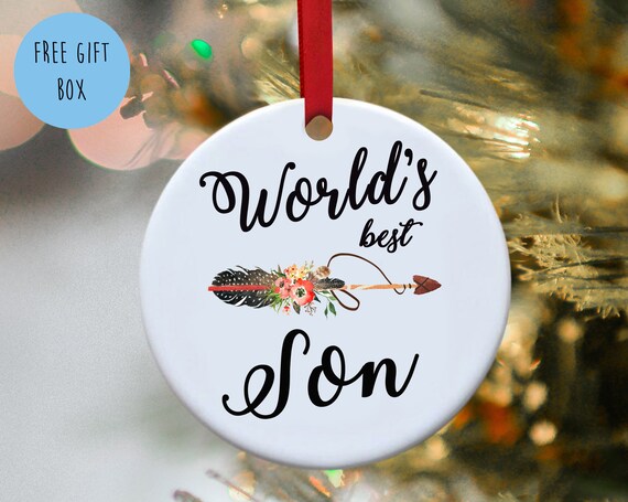 Personalized Christmas Gift for Son Holiday Present for My Son