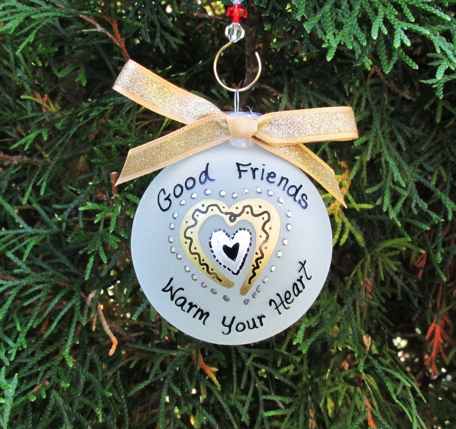 Personalized Christmas ornament for Best friend group gift Etsy