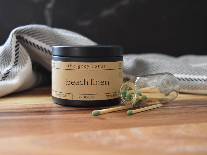 Beach Linen Soy Candle
