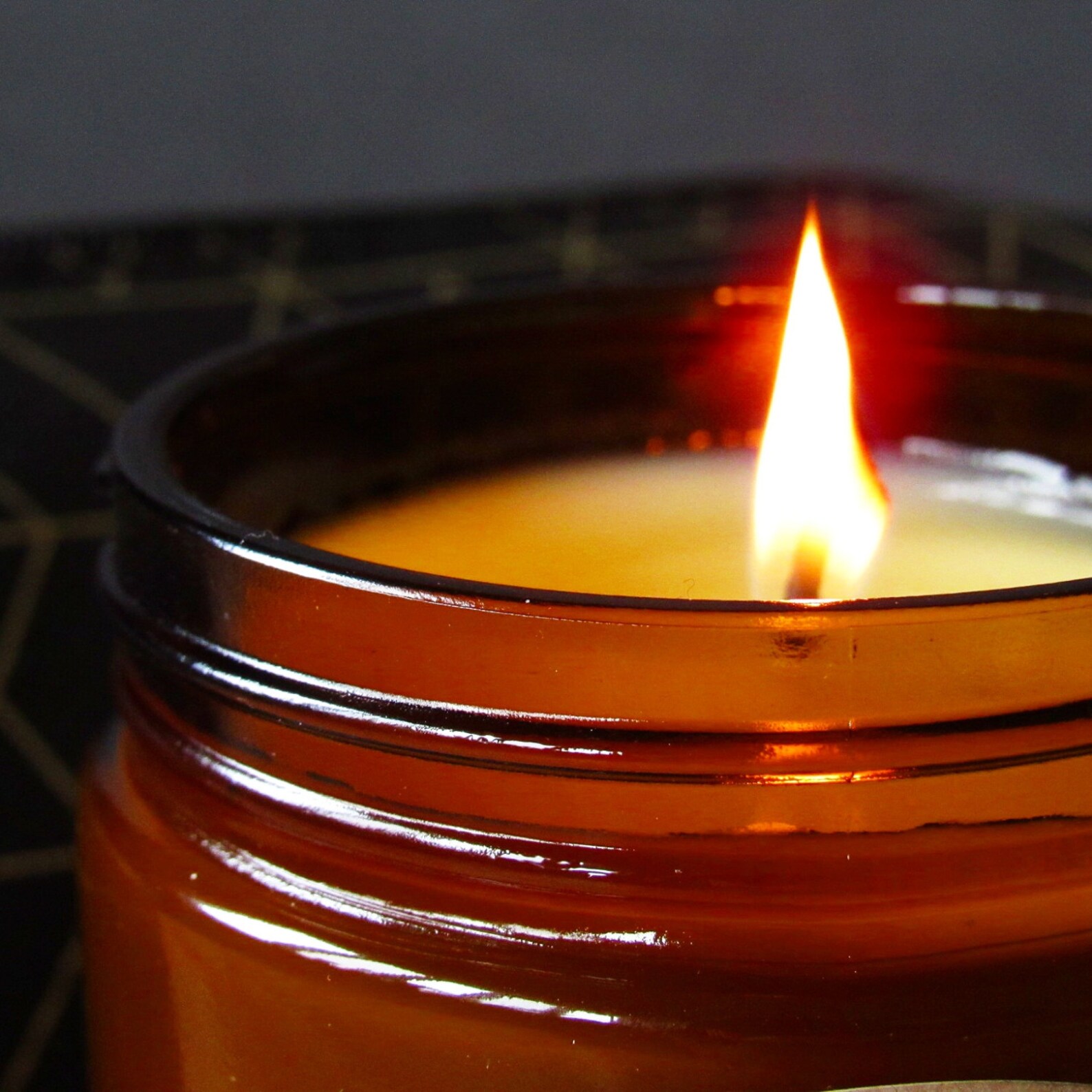 Grapefruit Candle Hand Poured Organic Soy Wax // Amber Etsy