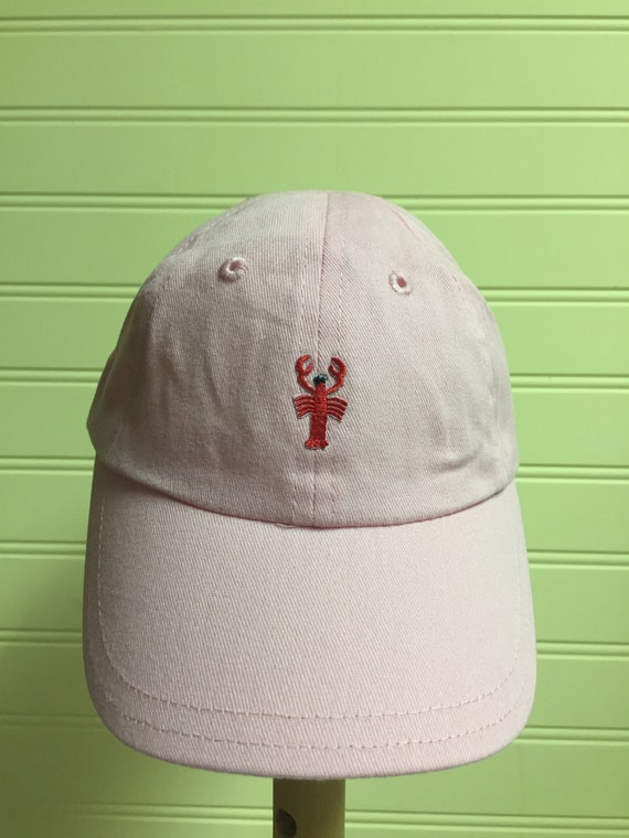 pale pink baseball cap