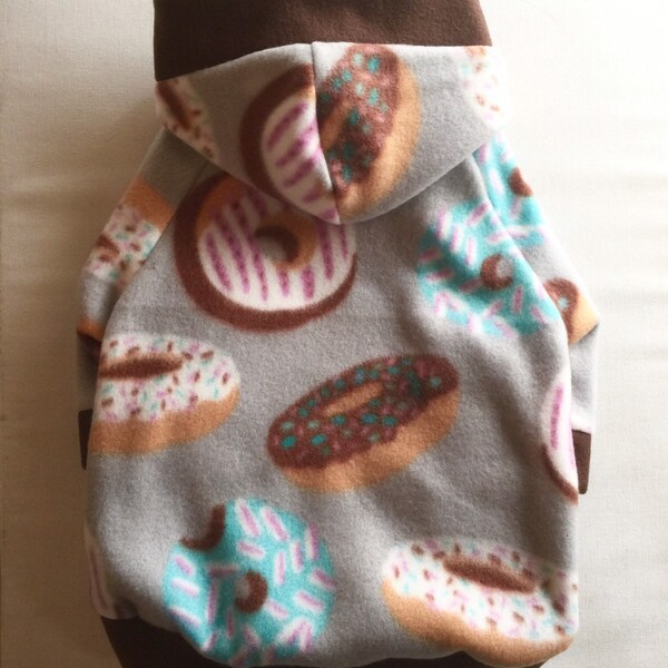 Fleece Dog Hoodie Etsy