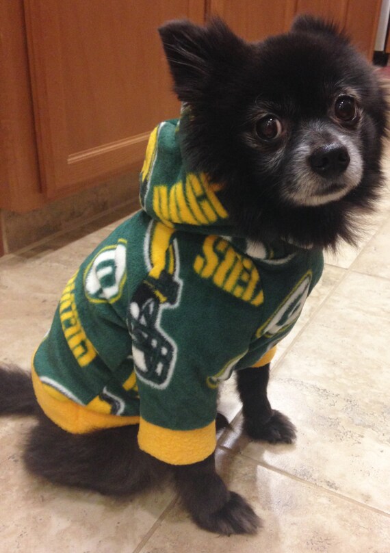 green bay packer dog jersey