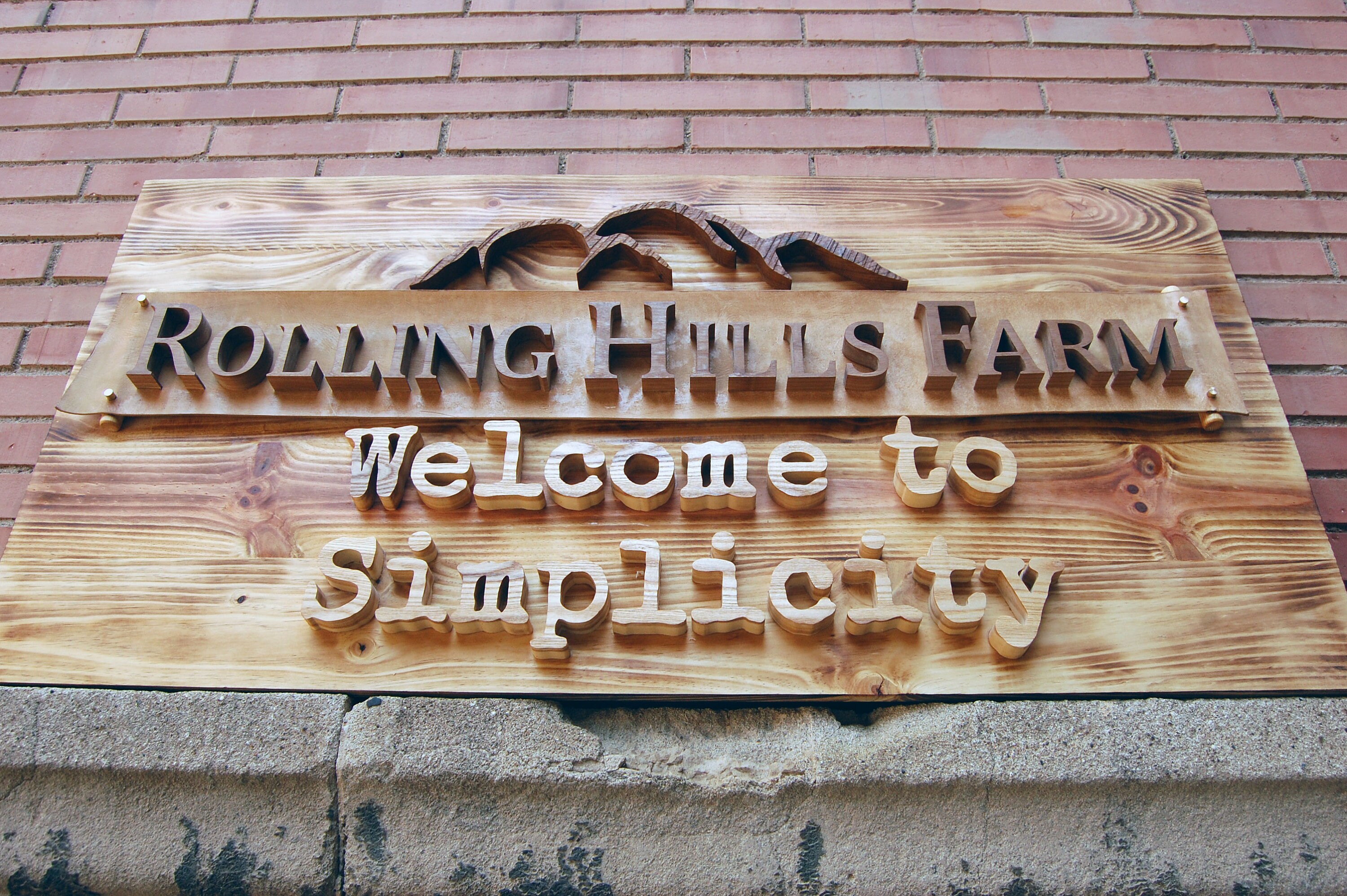 Rustic Outdoor Farm Sign Etsy