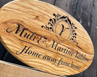 Family Name Plaque