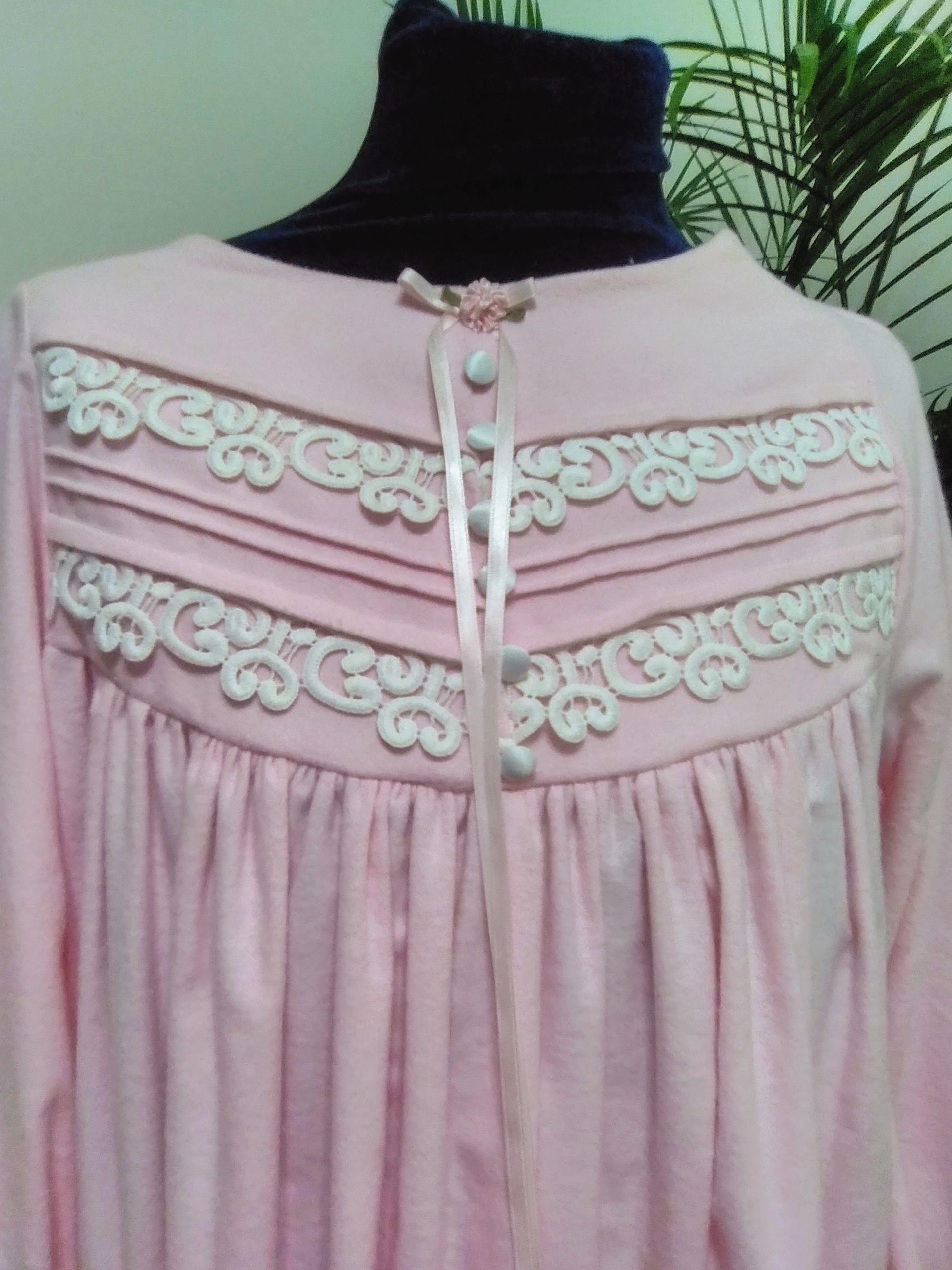 Color Block Nightgown-Pink