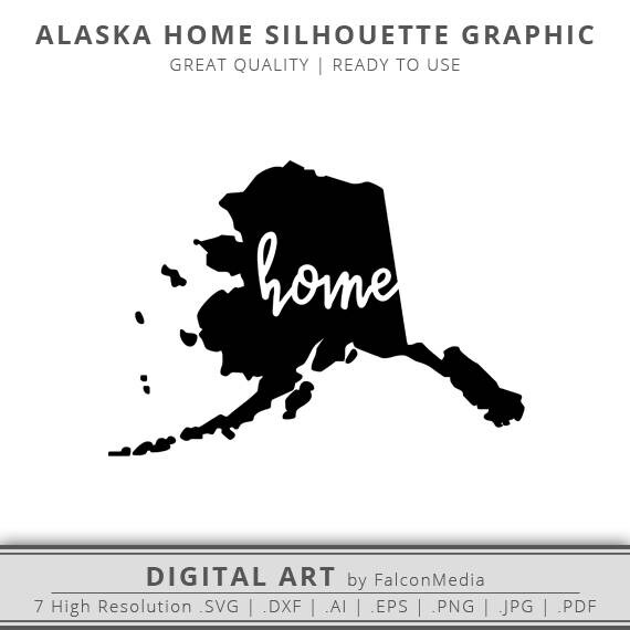 Download Alaska SVG Alaska Home State SVG Alaska outline svg | Etsy
