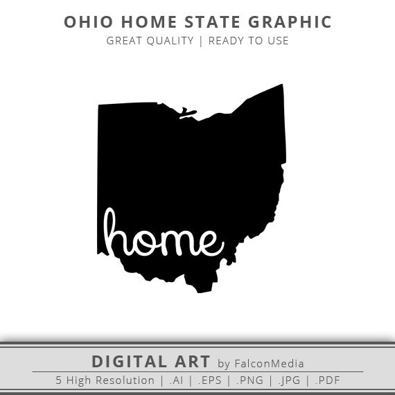 Download Ohio SVG Ohio Home State SVG Ohio State Outline SVG Ohio ...