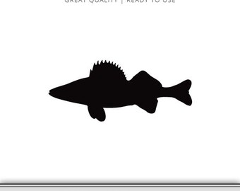 Download Freshwater Fish Silhouettes Crappie SVG Bass SVG Fishing