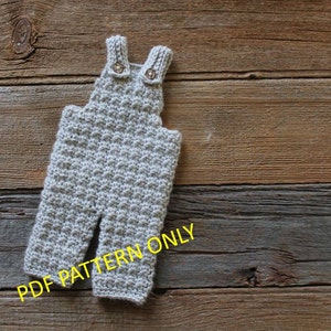 Ollie Overalls PDF Crochet Pattern Not a finished Product image 3