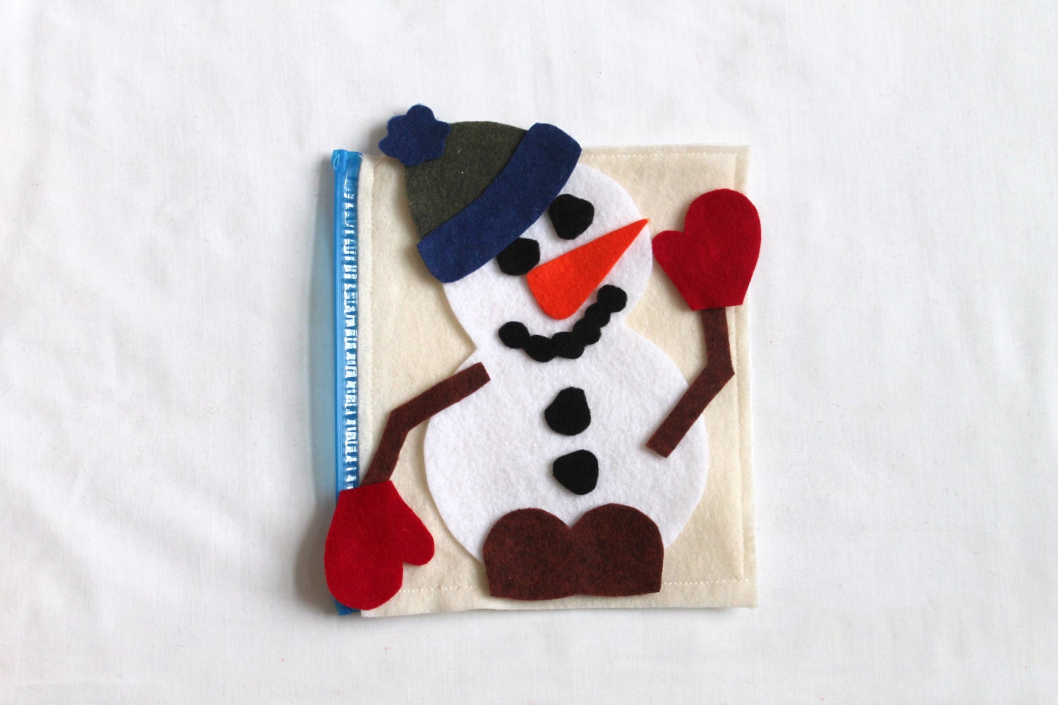 Sammy Snowman Felt Toy Pattern - Thumbnail 4
