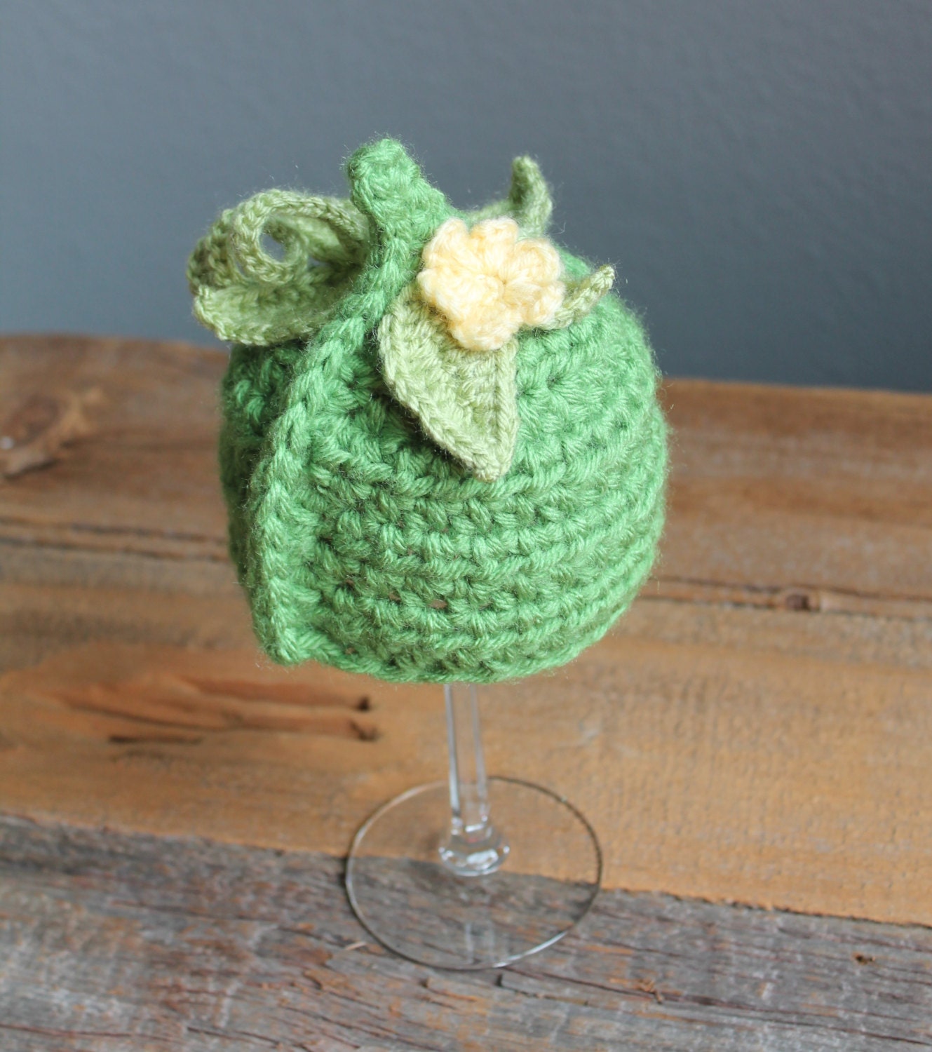 Sweet PeaPod Newborn Cocoon & Hat Crochet Pattern PDF - Not a finished Product - Thumbnail 5