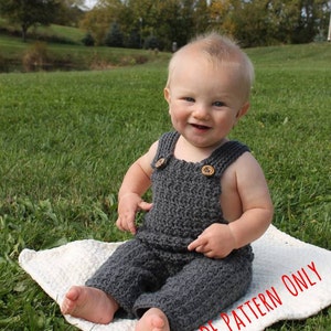 Ollie Overalls PDF Crochet Pattern Not a finished Product image 1