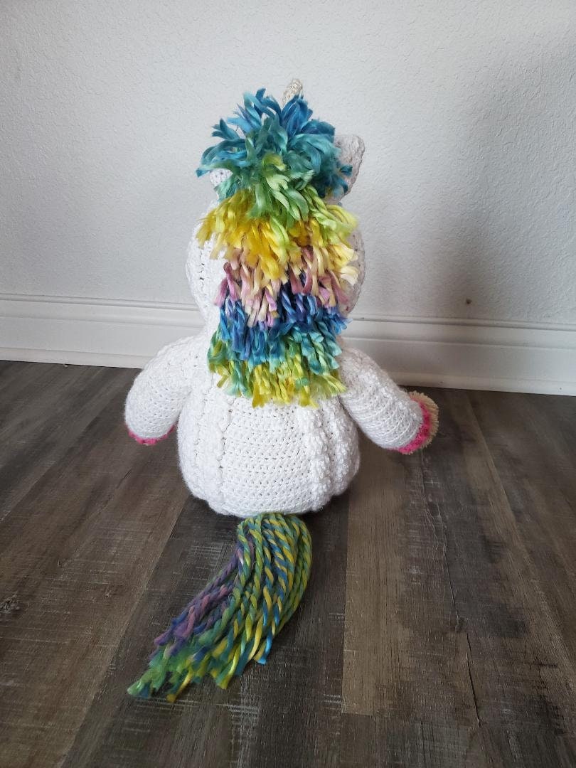 Crochet PDF Pattern, Ulanna Unicorn Suit, Baby Romper, Coverall, Sleeper - Not a finished Product - Thumbnail 6