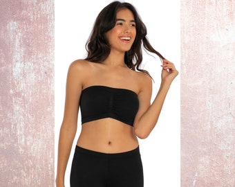 spandex bandeau bra