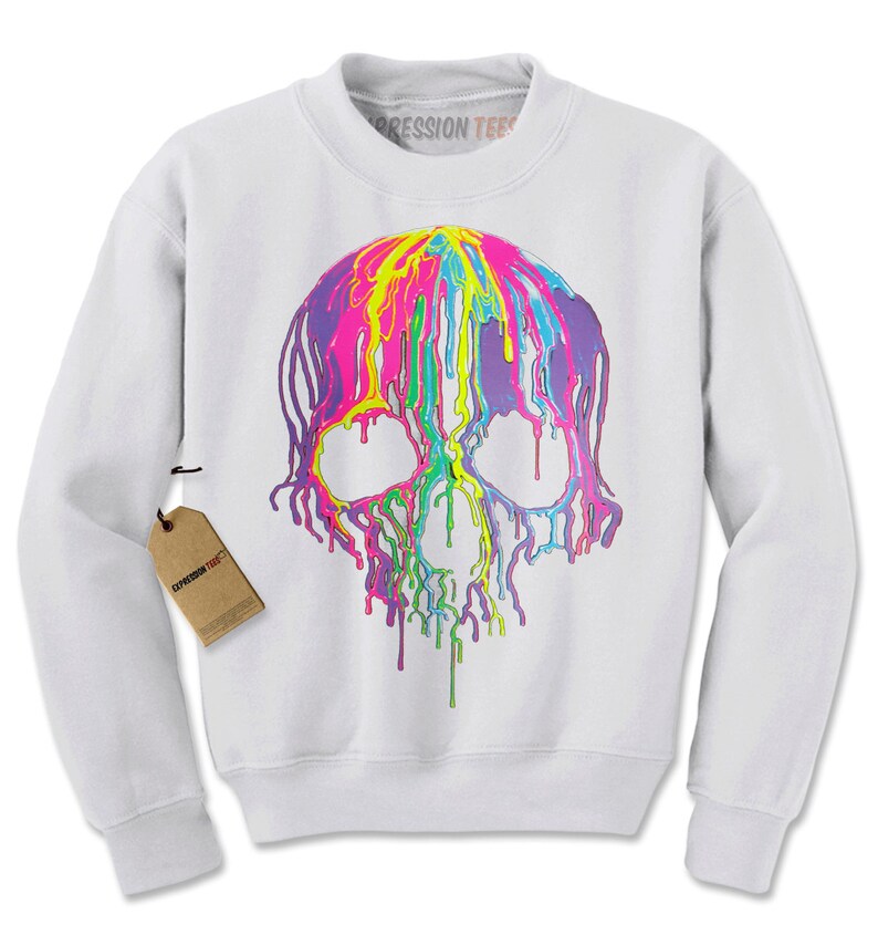 rainbow drip sweatshirt