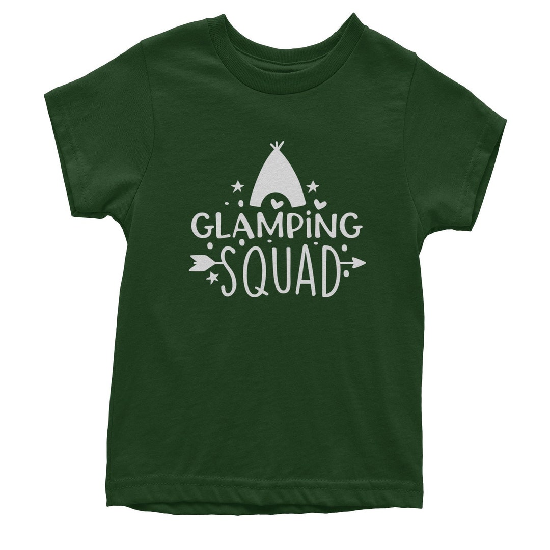 Camping Kids Shirt Glamping Squad Toddler Shirt Hiking Etsy