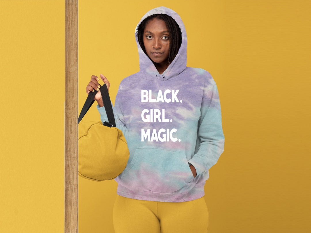 Black Girl Magic Tie-dye Adult Hoodie Sweatshirt - Etsy