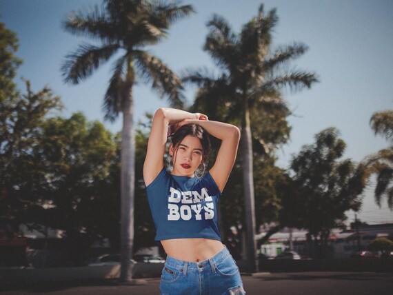 Dem Boys Dallas Shirt - Women Cropped Top - Football Shirts