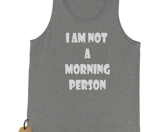 Free ShippingI'm only a morning person Raglan / Glitter