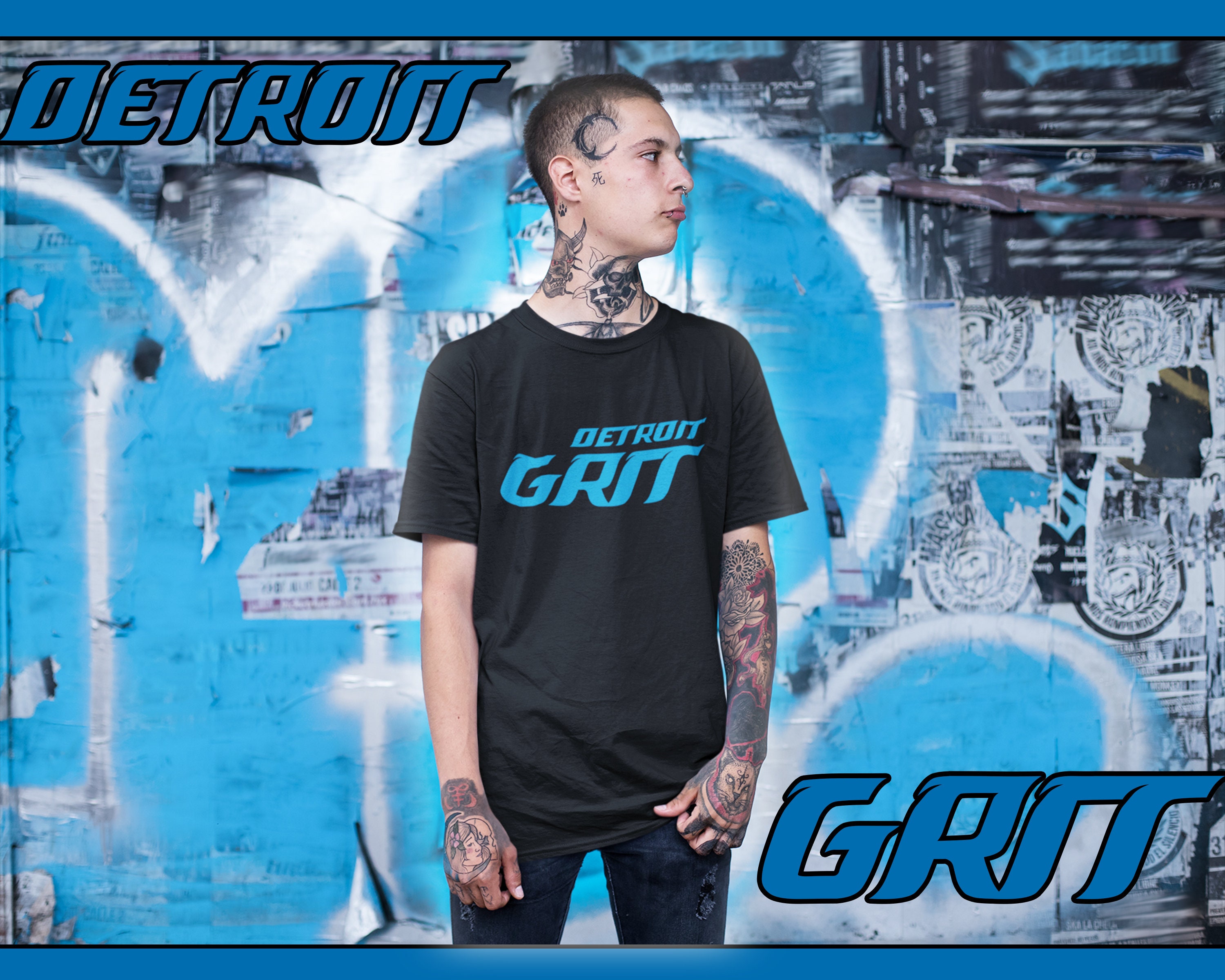detroit lions hoodie black