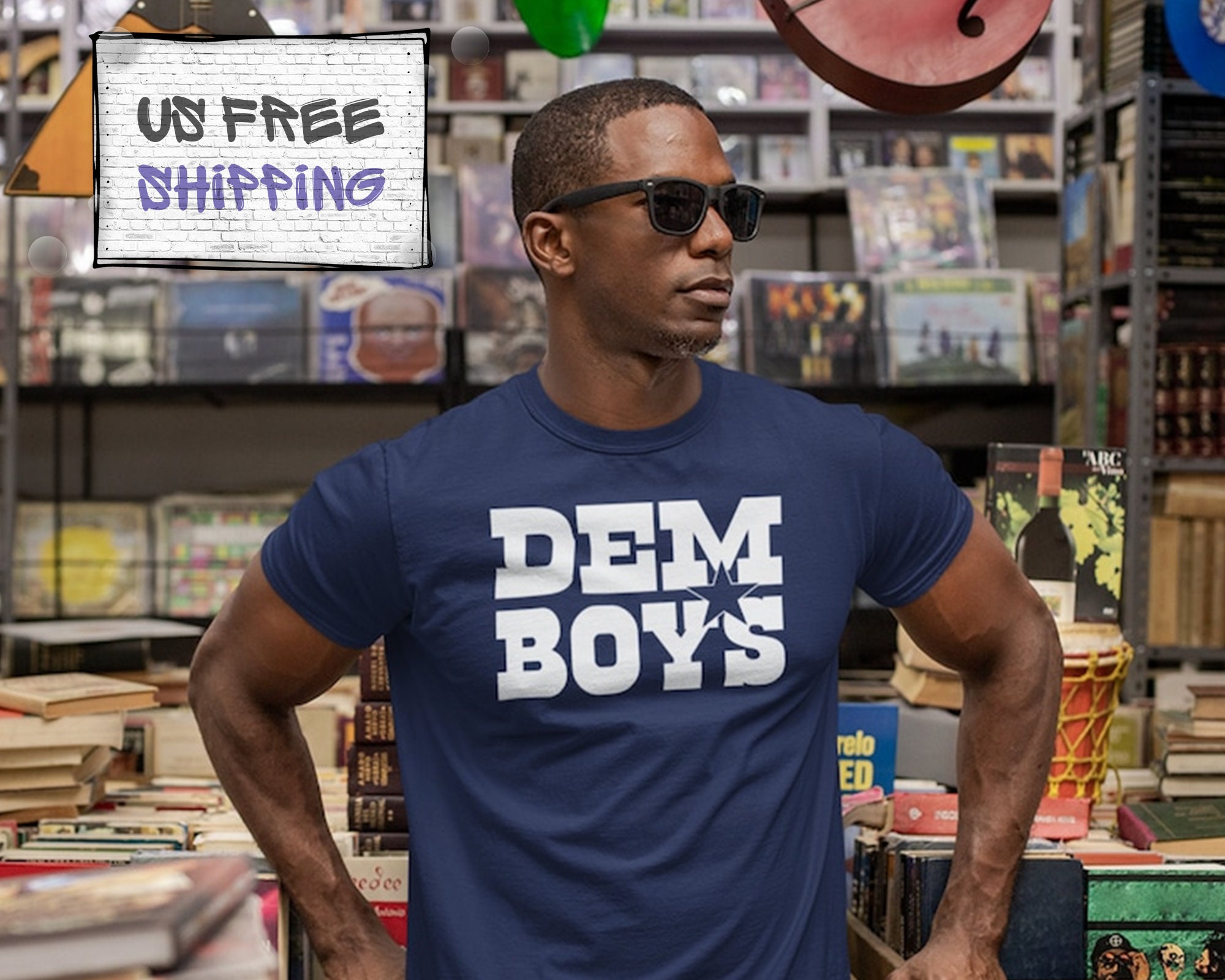 XpressionTees dem Boys Tshirt, Dallas Football T Shirt, Dallas Tee, Football Gift, Fathers Day Gift, Plus Size Clothing, Gift for Dad, Gift for Husband