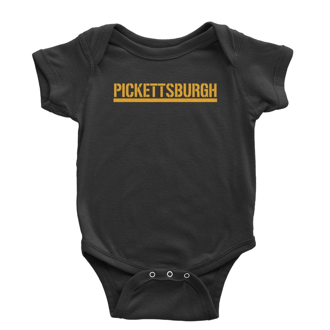 Pickettsburgh Pittsburgh Football Infant One-piece Romper Bodysuit and ...