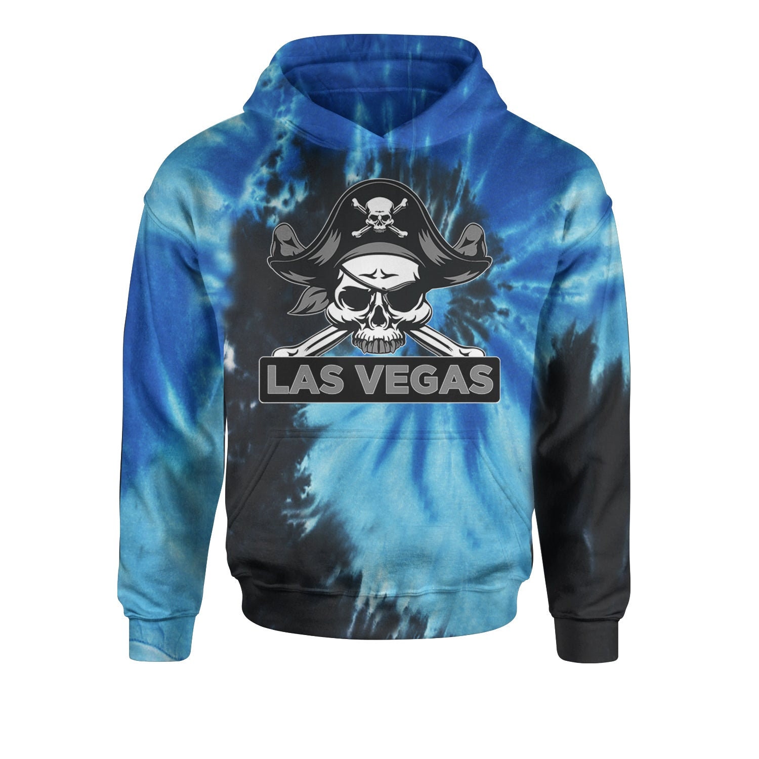 Raider Skull Straight Outta Las Vegas Adult Hoodie Sweatshirt 