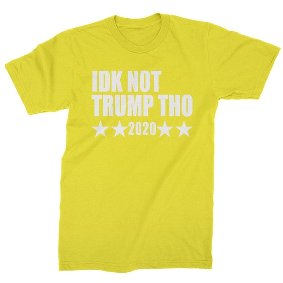 Idk Not Trump Tho Rock The Vote Mens T Shirt Etsy